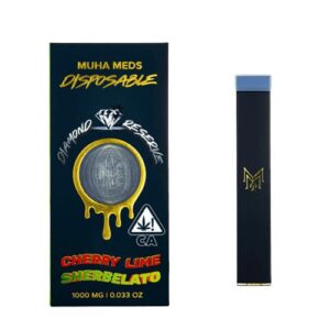 Cherry Lime Sherbelato Melted Diamonds Muha Meds carts