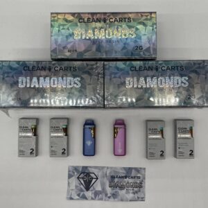 Clean Carts Flavors | Liquid Diamonds + Live Resin 100 Packs